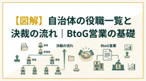 【図解】自治体の役職一覧と決裁の流れ｜BtoG営業の基礎